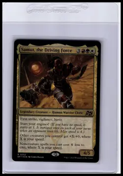 Aetherdrift #222 Samut, the Driving Force Foil - Image 1