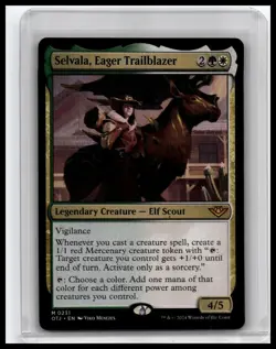 Outlaws of Thunder Junction #231 Selvala, Eager Trailblazer - Image 1