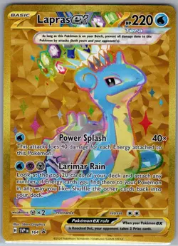 Lapras ex SVP 164 SV: Scarlet & Violet Promo Cards - Pokemon Card - NM - Image 1