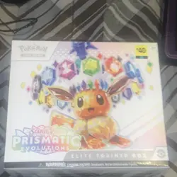 Pokemon Scarlet & Violet Prismatic Evolutions Elite Trainer Box Eevee English - Image 1