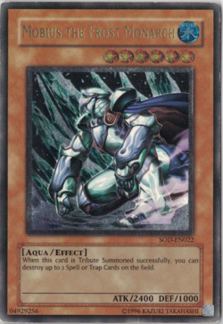 Yu-Gi-Oh! Mobius the Frost Monarch (LP) Unlimited Ultimate Rare SOD-EN022 - Image 1