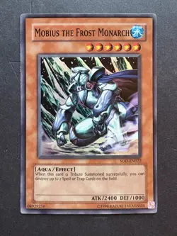 Yugioh! Mobius the Frost Monarch SOD-EN022 Super Rare Unlimited NM - Image 1