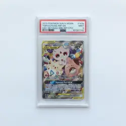 PSA 9 MINT Togepi & Cleffa & Igglybuff GX 143A/236 Alternate Art Pokemon Card - Image 1