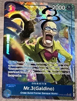 Mr.3 (Galdino) OP09-056 Alt Art THE BEST vol.2 English One Piece CCG NM/M - Image 1