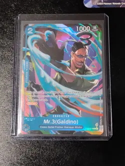Mr.3 (Galdino) PRB02-009 (Alternate Art) Premium Booster - The Best Vol. 2 - Image 1