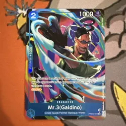 Mr.3 (Galdino) PRB02-009 (Alternate Art) Premium Booster - The Best Vol. 2 - Image 1
