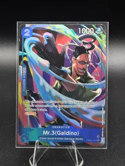 Mr.3 (Galdino) PRB02-009 (Alternate Art) Premium Booster - The Best Vol. 2 - Image 1