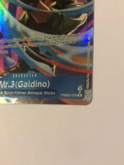 Mr.3 Galdino Alternate Art Premium Booster The Best Vol. 2 PRB-02 One Piece TCG - Image 2