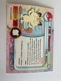 Meowth #52 Persian #53 151 Original Topps Pokemon Vintage Lot Cards 1999 set - Image 4