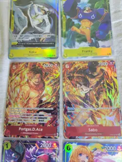 Lot Of (5) One Piece TCG Alt Art Holo Foil Cards - Image 3