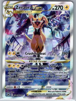 Zeraora VSTAR GG43/GG70 Crown Zenith: Galarian Gallery - Pokemon Card - NM - Image 1