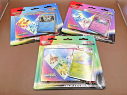 Pokemon TCG SV Prismatic Evolutions Tech Sticker Collection Glaceon Sylveon Leaf - Image 1