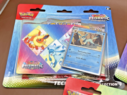 Pokemon TCG SV Prismatic Evolutions Tech Sticker Collection Glaceon Sylveon Leaf - Image 4