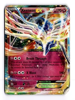 Xerneas EX XY07 XY Promos Holo Pokemon Heavy Play+ - Image 1