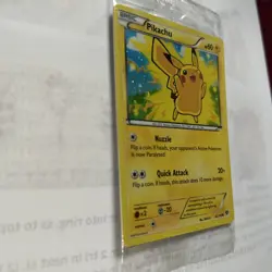 XY Base Set Pikachu cosmos Holo 42/146 - 2014 promo Pokemon Card - Sealed/New - Image 2