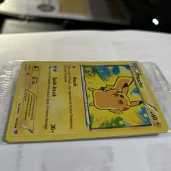 XY Base Set Pikachu cosmos Holo 42/146 - 2014 promo Pokemon Card - Sealed/New - Image 3