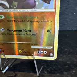 Pokemon TCG NidoKing 6/102 Reverse-Holo HG SS Triumphant Set 2010 MP - Image 4