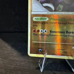 Pokemon TCG NidoKing 6/102 Reverse-Holo HG SS Triumphant Set 2010 MP - Image 5