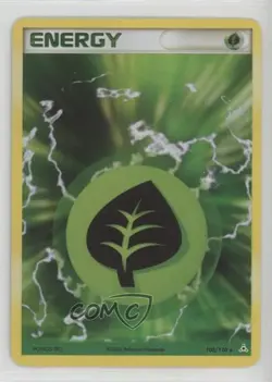 Grass Energy Reverse Foil Pokemon EX Holon Phantoms #105 2006 - Image 1