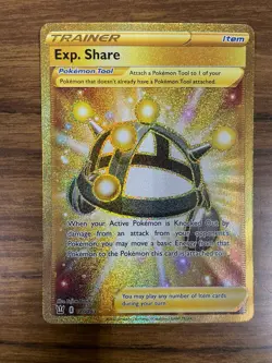 Pokemon Exp. Share 180/163 Battle Styles Secret Rare Gold Holo (NM) - Image 1