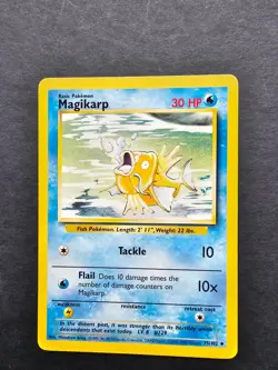 Pokemon Magikarp 35/102 Base Set Uncommon Vintage LP - Image 1