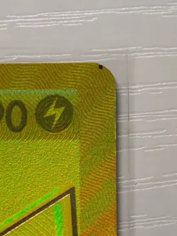 Pikachu V SWSH145 Gold Promo Pokemon Card - Texture Shift with Miscut - Image 4