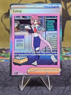 Lacey 175/131 SV: Prismatic Evolutions SIR Holo Pokemon TCG NM - Image 1