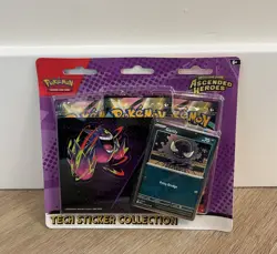 Pokemon Ascended Heroes Tech Sticker Pack Gastly IN HAND ✅ NEW SEALED - Image 1