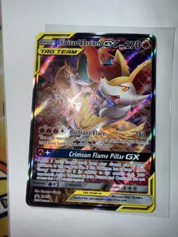 Charizard & Braixen GX SM230 TAG TEAM Black Star Sun & Moon Promo Pokemon TCG NM - Image 3