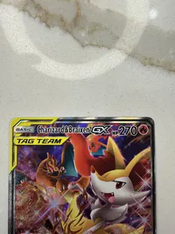 Charizard and Braixen Tag Team Gx #SM230 Black Star Promo 2019 Pokemon TCG NM - Image 2