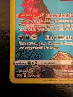 Galarian Moltres Swsh284 Swsh: Sword & Shield Promo Cards Holo - Image 5