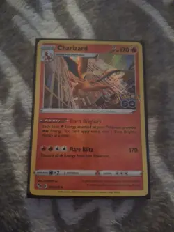 Pokemon TCG Charizard Pokemon Go 010/078 Reverse Holo Rare Mint Condition - Image 1