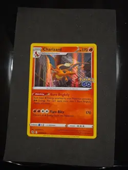 Pokemon TCG Charizard Pokemon Go 010/078 Reverse Holo Rare - Image 1