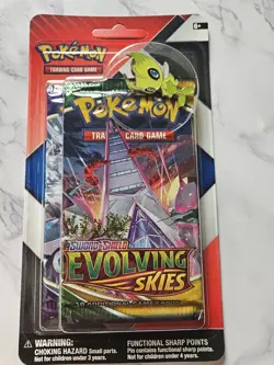 Pokemon TCG Evolving Skies & Chilling Reign 2 Pack Blister with Pin Sealed New - Image 1