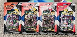 4x Pokemon Evolving Skies & Chilling Reign 2 Pack Blisters With Pin - Sealed - Image 1