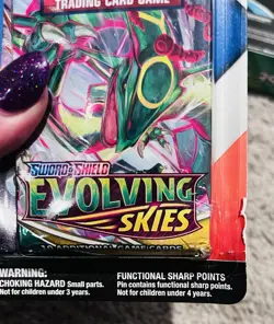 4x Pokemon Evolving Skies & Chilling Reign 2 Pack Blisters With Pin - Sealed - Image 5