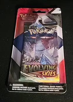 Pokemon Evolving Skies & Chilling Reign 2 pack Blister with Pin-SEALED(#19141)E1 - Image 1