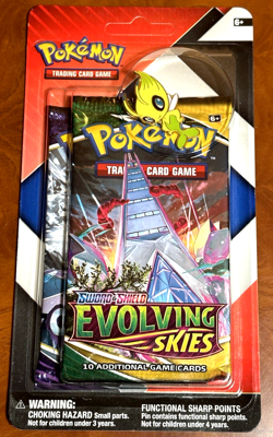 Pokemon Evolving Skies & Chilling Reign 2 pack Blister with Pin - NEW & SEALED - Image 1