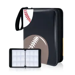 Football Card Binder, 9 Pocket Sports Card Binder, 720 Double Sided Pocket Wa... - Image 1
