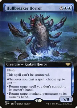 MTG Borderless Innistrad: Crimson Vow VOW Hullbreaker Horror MINT - Image 1