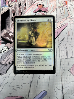 (Foil) Sheltered by Ghosts | Duskmourn: House of Horror #30 | Near Mint | MTG - Image 3