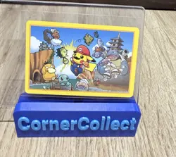 Mario Pikachu Pokemon Center Exclusive Poker Playing Card 2016 Vintage MINT RARE - Image 1