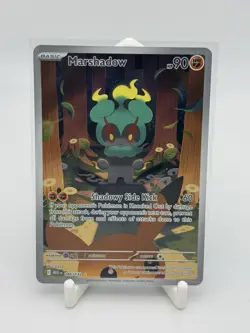 Pokemon Marshadow 146/132 Mega Evolution Illustration Rare Holo - Image 1