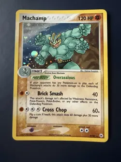 Machamp Holo 9/101 Pokemon Card EX Hidden Legends 2004 Rare Vintage - Image 5