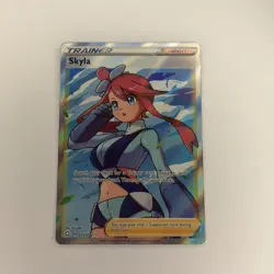 Pokemon TCG Skyla 72/72 Shining Fates Full Art Ultra Rare Trainer Mint - Image 1