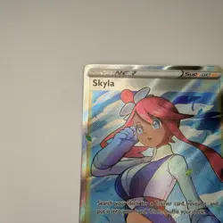 Pokemon TCG Skyla 72/72 Shining Fates Full Art Ultra Rare Trainer Mint - Image 3
