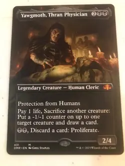 Yawgmoth, Thran Physician (Borderless) Dominaria Remastered Regular - Image 1