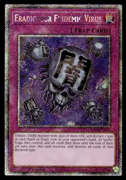 Yu-Gi-Oh TCG QC Bonanza #RA03-EN183 Eradicator Epidemic Virus 1st Ed.,PScR - Image 1