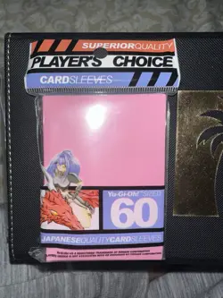 YuGiOh Player’s Choice Pink Sleeves - Japanese Size 60 ct (ORIGINAL; VERY RARE) - Image 1