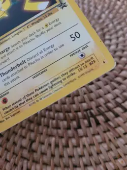 Pikachu 4 Black Star Promo The First Movie Pokemon Card WOTC - Image 2